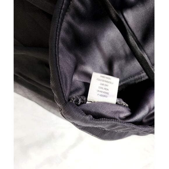 Studio Y Black Floral Tulle Party Dress - Size M - Picture 4 of 6